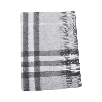 Burberry Winter Scarves, female, Gray, ONE SIZE, MU Giant Chk Cs Scarf