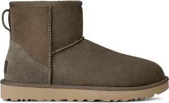 UGG Brown Classic Mini Ii Suede Ballerinas