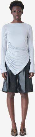 Iro Heliante Long Sleeve Top in Pearl Blue at Nordstrom, Size Xx-Small Eu