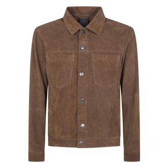 Giorgio Brato Leather Jassen - Heren - Jassen - Bruin - Maat: XL Leer