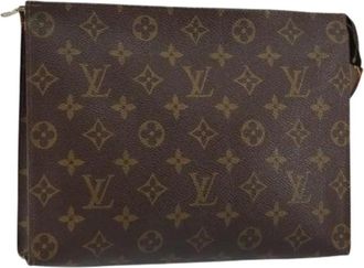 Louis Vuitton Pre-owned Clutches, female, Brown, Size: ONE SIZE Pre-owned Vintage Canvas Clutch