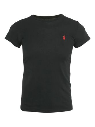 Polo Ralph Lauren embroidered-logo crew-neck T-shirt - Black
