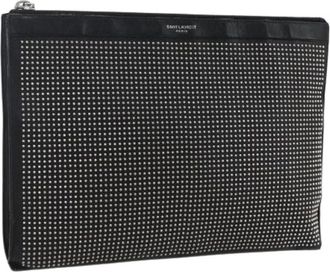 Saint Laurent Pre-owned Clutches, female, Black, Size: ONE SIZE Pre-owned Vintage Clutch