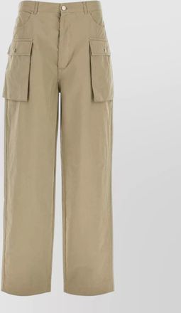 Gimaguas cotton giaco wide leg cargo trousers