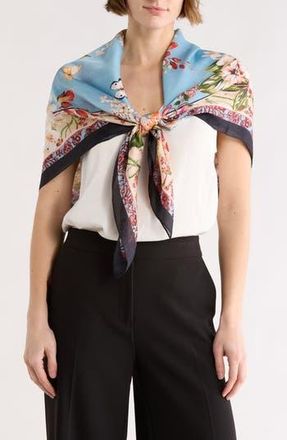 Vince Camuto Lily Square Scarf in Denim Multi at Nordstrom Rack