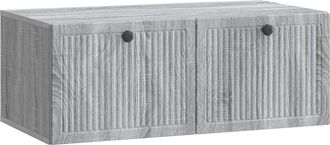 vidaXL Mueble Para Tv De Pared Gris Sonoma 78,5 X 41 X 30 Cm Vidaxl