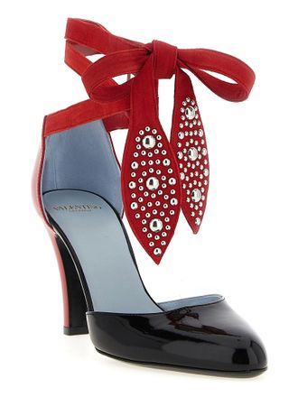 Valentino Garavani Foliefoliage Pump - Red