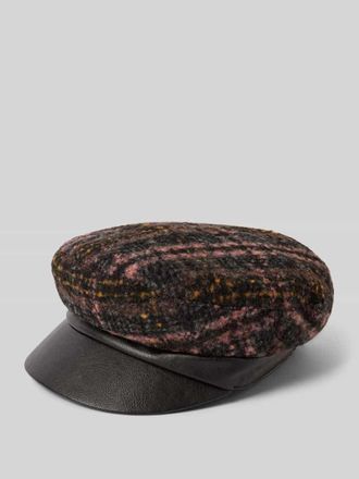 Loevenich Schirmm&uuml;tze in Leder-Optik mit Viskose-Anteil in Mauve, Gr&ouml;&szlig;e 1