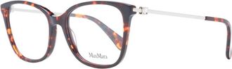 Max Mara Bruine Vierkante Optische Monturen - Dames - Brillen - Bruin - ONE Size - Accessoires