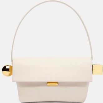 Jacquemus White Le Rond Carr Shoulder Bag