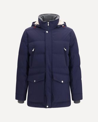 Brunello Cucinelli Nylon hooded Jacket Male S
