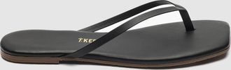 Tkees Tongs Square Toe Lily Black