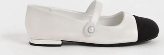 Charles & Keith Girls Bead-Embellished Mary Janes