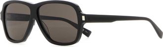 Saint Laurent Black Acetate Sl 609 Carolyn Sunglasses