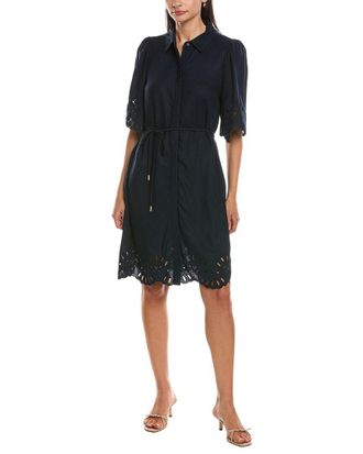 Nanette Lepore Linen-Blend Mini Dress