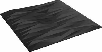 vidaXL Paneles De Pared 12 Uds. 50 X 50 Cm Piedra Negra Espuma Xps Vidaxl
