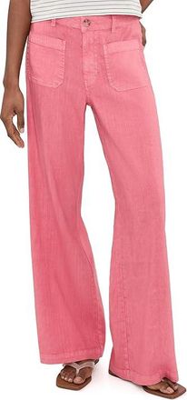 Kut from the Kloth Meg High-Rise Wide Legs with Patch Pocket Womens Jeans Flamingo : 16 30