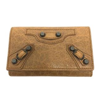 Balenciaga Pre-owned Keycase - unisex - Vintage Accessoires - Bruin - ONE Size - Leer - Vintage