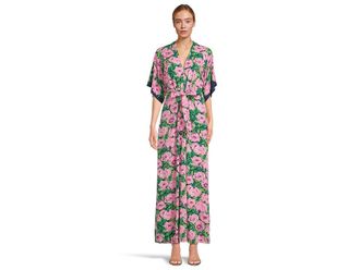 Lilly Pulitzer Wisteria Elbow Sleeve V-Neck Womens Dress Low Tide Navy : 10, Rayon/Spandex