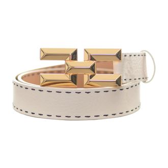 Elisabetta Franchi Belts, female, White, Size: S Belts