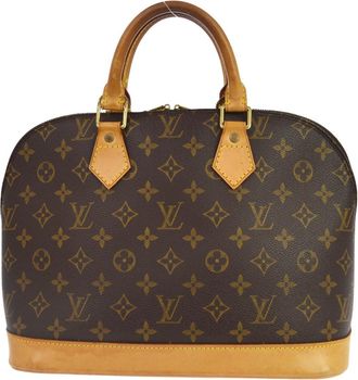 Louis Vuitton Alma Monogram Canvas Brown Canvas Handbag (Pre-Owned)