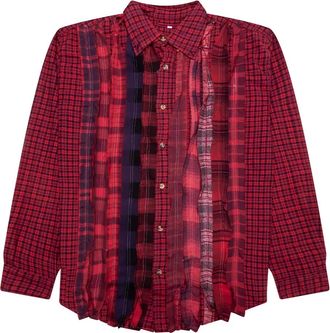 Needles Camicia a quadri - Rosso