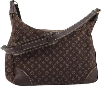 Louis Vuitton Pre-owned Vintage Schoudertas - Dames - Vintage Schoudertas - Bruin - ONE Size - Leer - Vintage