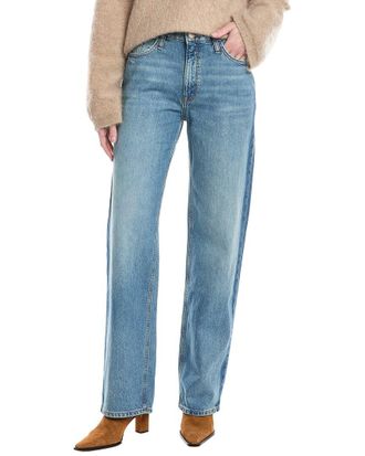 Triarchy Birkin Mid-Rise Shadow Indigo Straight Jean