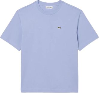 Lacoste embroidered-crocodile T-shirt - Blue