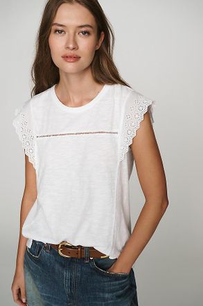 Wilt 100% Cotton Eyelet Tee