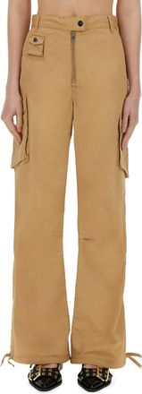 Ganni Cotton Twill Cargo Pants