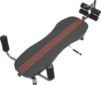 OEM Banco Para Estiramientos De Espalda, Altura Ajustable, Capacidad De Peso De 150 Kg (330 Lbs), Color Negro Y Rojo