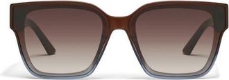 Quay Drive In 66mm Square Sunglasses in Chocolate Ombre/brown at Nordstrom