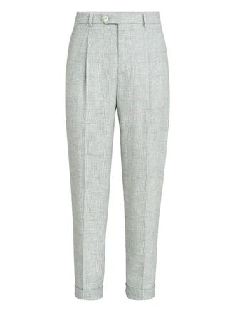 Brunello Cucinelli check trousers - men - Virgin Wool - 60 - Grey