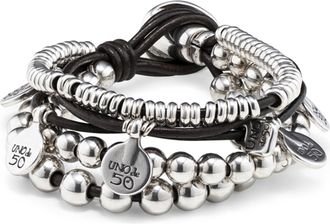 UNOde50 Pearl Metal Strand Bracelet