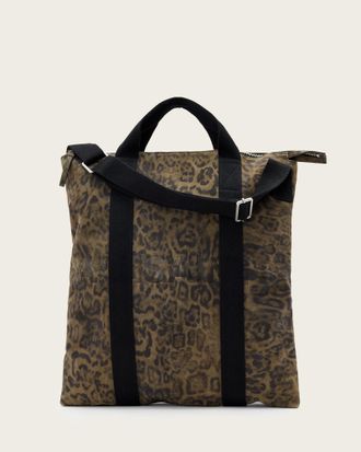 AllSaints Kei Leather Multi-Use Backpack