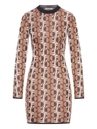 Fendi Printed Midi Dress