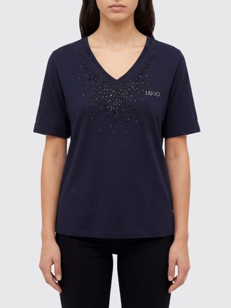 Liu Jo T-shirts in cotone con strass Liu Jo