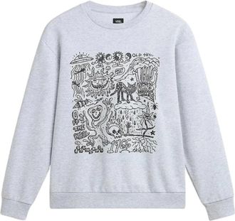 Vans Mujer, Sudaderas, Gris, Talla: S