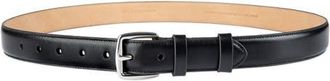Cole Haan Feather Edge Leather Belt in Black at Nordstrom, Size X-Large