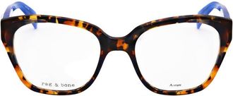 Rag & Bone Ladies Blue Square Eyeglass Frames RNB3071-2
