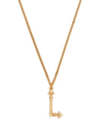 Emanuele Bicocchi L Alphabet Pendant necklace - Gold