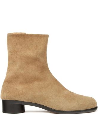 Maison Margiela 30Mm Tabi Ankle Boots