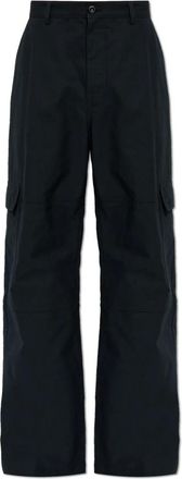 Balenciaga Pantalones Cargo de Pierna Recta - Trousers - Hombre - Negro - XL