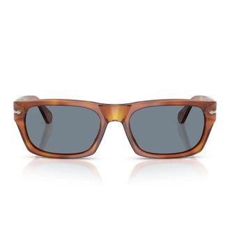 Persol Sunglasses Po3398 S 96/56 Terra Di Siena/Blue Unisex