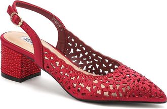 Lady Couture Donn Embellished Slingback Pump in Burgundy at Nordstrom Rack, Size 11