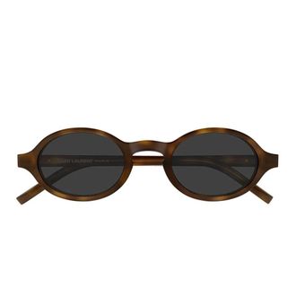 Saint Laurent Sunglasses Sl M161 003 Light Brown/Grey Unisex