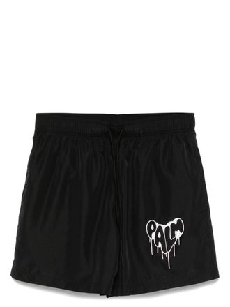 Palm Angels Costume da bagno con logo - Nero