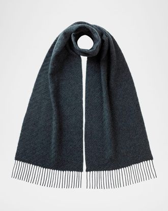Johnstons of Elgin Lofty Twill Cashmere Scarf