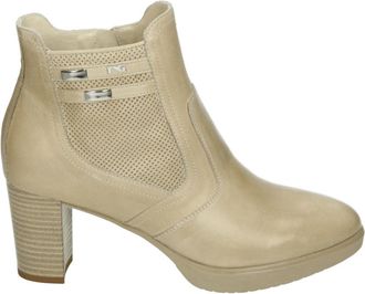 Nero Giardini E615080D Haklaars - Dames - Laarzen met Hak - Beige - 36 EU - Leer - Schoenen